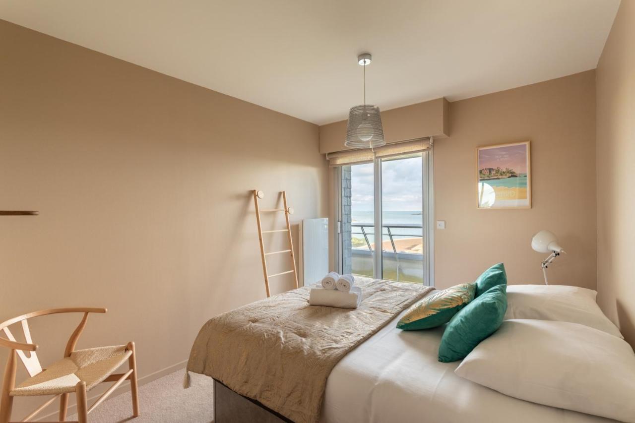 Heol - Appartement 2 Chambres - Vue Mer Et Parking Dinard Kültér fotó